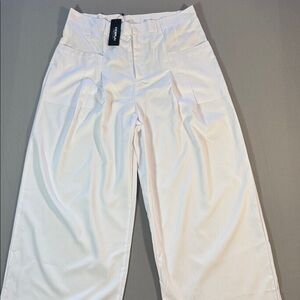 Classic White Men's wide leg Pants